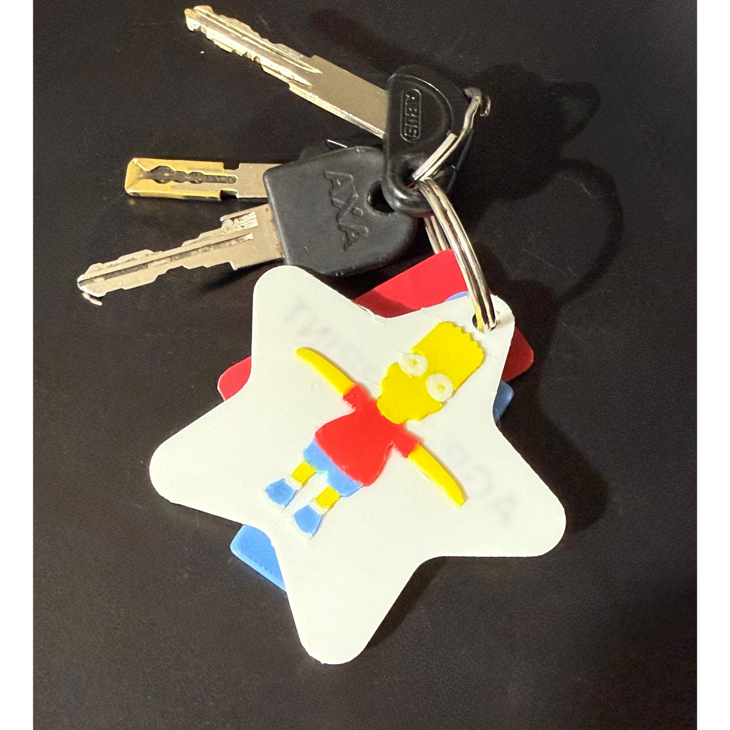 Bart Simpson Iconic Keychain