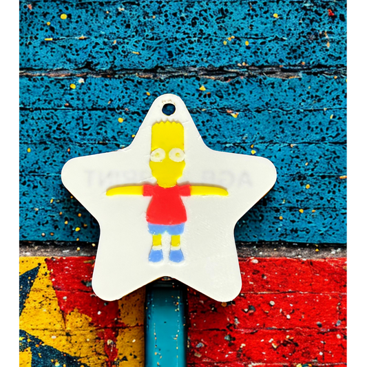 Bart Simpson Iconic Keychain