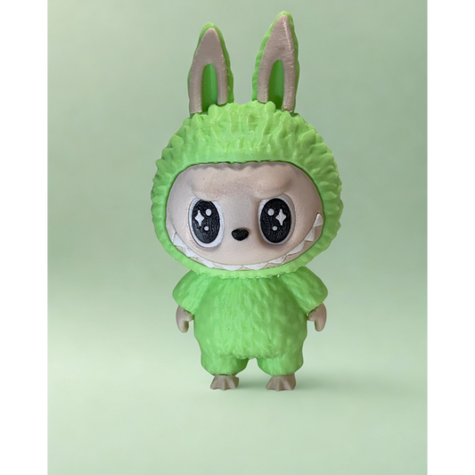 Glow Green Figurine – Fluorescent Green 3D Printed