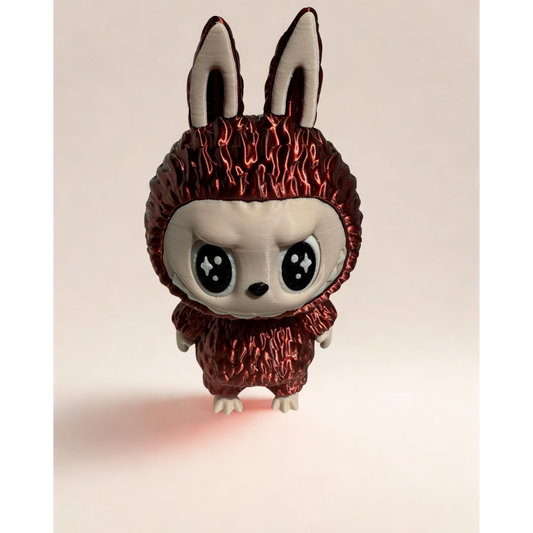 Silk Multi-Color Black/Red Figurine – Luxurious Glossy 3D Printed