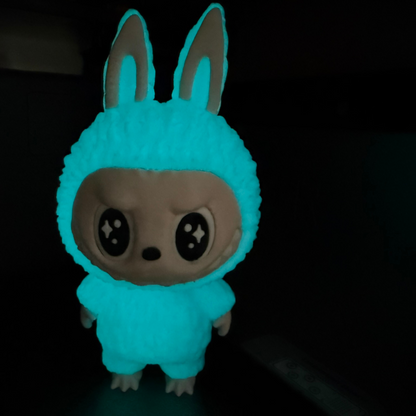 Glow Blue Figurine — The Midnight Glow 3D Printed