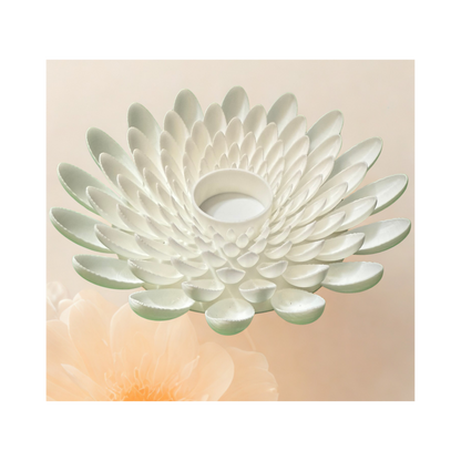 🌸 Floral Candle Holder – 3D Printed