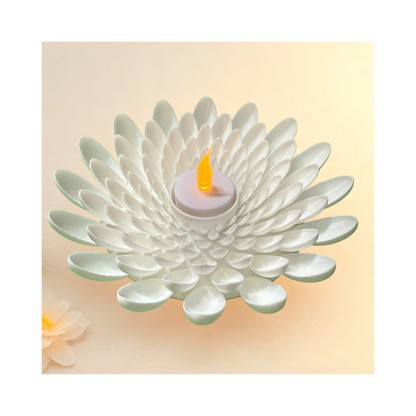 🌸 Floral Candle Holder – 3D Printed