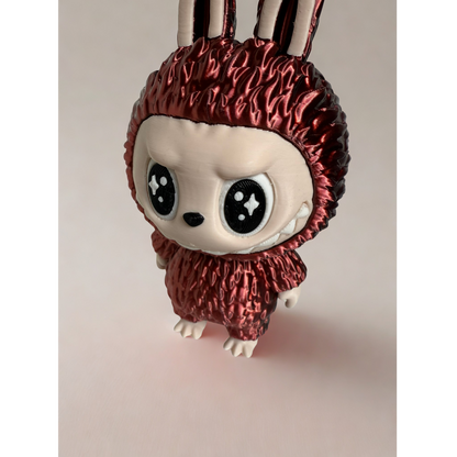 Silk Multi-Color Black/Red Figurine – Luxurious Glossy 3D Printed